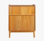 Galaxy Art Sheesham Wood Farmhouse Wicker Sideboard - Image 6