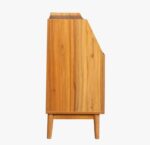 Galaxy Art Sheesham Wood Farmhouse Wicker Sideboard - Image 5