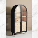 Galaxy Art Stylish Black Victorian Storage Cupboard - Image 3