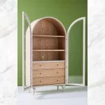 Galaxy Art Stylish White Victorian Storage Cupboard - Image 6