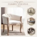 Galaxy Art French Upholstered Accent Chair - Image 2