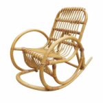 Galaxy Art Serpentine Rattan Rocking Chair for Children
