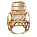 Galaxy Art Serpentine Rattan Rocking Chair for Children - Image 4