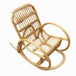 Galaxy Art Serpentine Rattan Rocking Chair for Children - Image 3