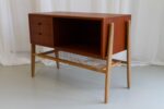 Galaxy Art Scandinavian Elegance Teak and Oak Console Table - Image 7