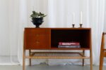 Galaxy Art Scandinavian Elegance Teak and Oak Console Table - Image 2