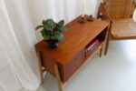 Galaxy Art Scandinavian Elegance Teak and Oak Console Table - Image 4