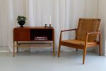 Galaxy Art Scandinavian Elegance Teak and Oak Console Table - Image 5