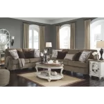 Galaxy Art Modern Realyn Coffee Table - White/Brown - Image 4