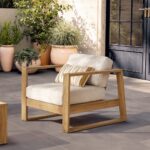 Galaxy Art Teak Outdoor Lounge Chair