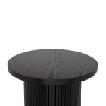 Galaxy Art Fluted Pedestal Round Side Table - Image 6
