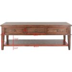 Galaxy Art Manelin Sepia Coffee Table - Image 4