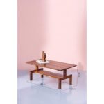 Galaxy Art Modern Solid Sheesham Wood Holle Coffee Table - Image 2