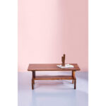 Galaxy Art Modern Solid Sheesham Wood Holle Coffee Table - Image 4