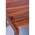 Galaxy Art Modern Solid Sheesham Wood Holle Coffee Table - Image 7