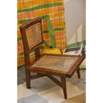 Galaxy Art Kyoto Teak Wood And Wicker Accent Chair - Image 6