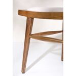 Galaxy Art Teak Wood and Wicker Accent Chair - Image 5