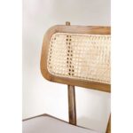 Galaxy Art Teak Wood and Wicker Accent Chair - Image 4