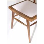 Galaxy Art Teak Wood and Wicker Accent Chair - Image 3