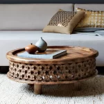 Galaxy Art Classic Carved Solid Wood Coffee Table