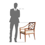 Galaxy Art Contemporary Crisscross Chair - Image 4