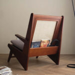 Galaxy Art Contemporary Rattan Kangaroo Lounge Chair - Image 3