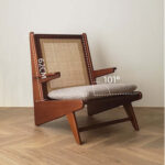 Galaxy Art Contemporary Rattan Kangaroo Lounge Chair - Image 6