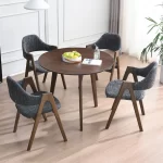 Galaxy Art Gussie Round 4-Seater Dining Table