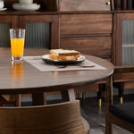 Galaxy Art Eternity 4-Seater Sheesham Dining Table Set | 4 Seater Dining Table | Round Dining Table - Image 6