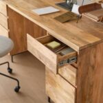 Galaxy Art Industrial-Style Modular Desk with Dual File Cabinets - Image 4