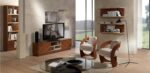Galaxy Art Contemporary Walnut-Finished Sliding Cabinet - Image 2