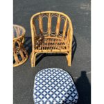 Galaxy Art Tropic Bamboo Chair and Table Set - Image 7
