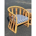 Galaxy Art Tropic Bamboo Chair and Table Set - Image 8