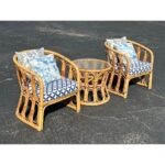 Galaxy Art Tropic Bamboo Chair and Table Set - Image 2
