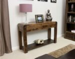 Galaxy Art Shiro Walnut Finish Console Table - Image 2
