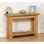 Galaxy Art Modern Leon Console Table - Distressed Waxed Pine