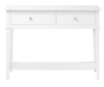 Galaxy Art Dorel Franklin Modern White Console Table - Image 3