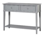 Galaxy Art Dorel Franklin Modern Grey Console Table - Image 3