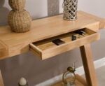 Galaxy Art Modern Solid Oak Z Hall Table - Image 2