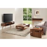 Galaxy Art Walnut Fusion Lounge Console Table - Image 2