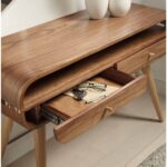 Galaxy Art Walnut Fusion Lounge Console Table - Image 3