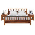 Galaxy Art Rustic Solid Wood Bed