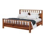 Galaxy Art Rustic Solid Wood Bed - Image 2