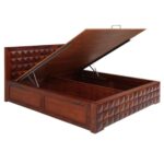 Galaxy Art Diamond Contemporary Solid Wood Storage Bed - Image 2